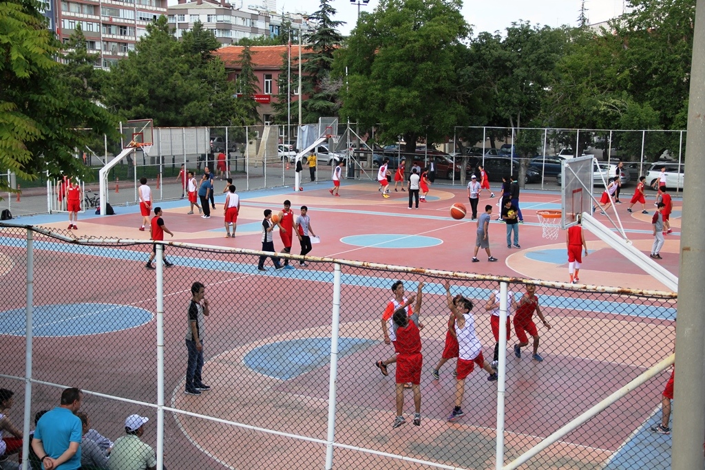 3x3 Sokak Basketbolu oynandı