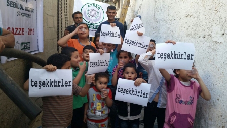AYDER'den Gazze'ye su kuyusu