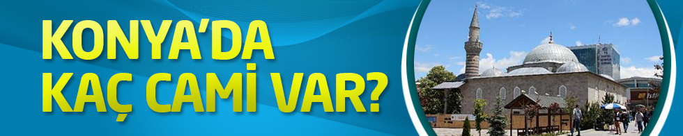 Konya'da kaç cami var?