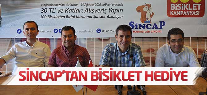Sincap’dan bisiklet hediye