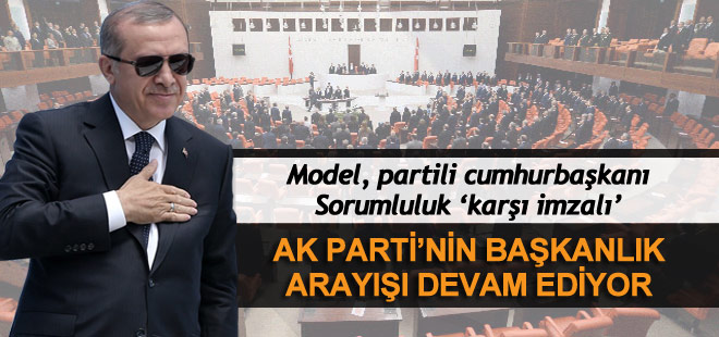 Partili cumhurbaşkanı ‘karşı imzalı’ sorumluluk