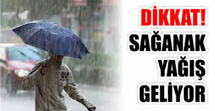 Dikkat! Sağanak yağış geliyor