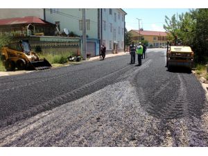 Seydişehir'de sıcak asfalt çalışmaları