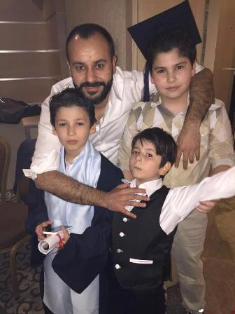 Korkmaz ailesinde mezuniyet sevinci