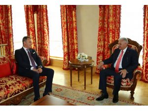Başbakan Yıldırım, Beşiktaş Kulübü Başkanı Orman'ı kabul etti