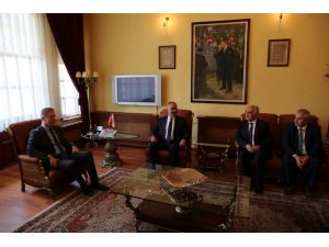 Başkan Aydın'dan Vali Gül'e hayırlı olsun ziyareti