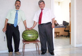 Kaymakam'a Diyarbakır karpuzu