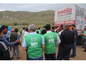 Mevsimlik işçilere gıda yardımı