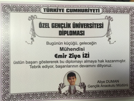 Anaokulunda portfolyo heyecanı