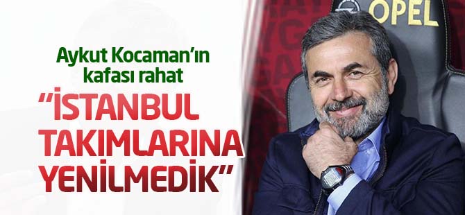 Aykut Kocaman’ın içi rahat