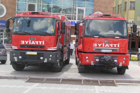Cihanbeyli itfaiyesine yeni araç