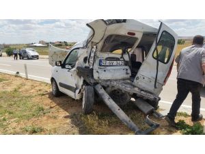 Konya'da trafik kazası: 2 yaralı