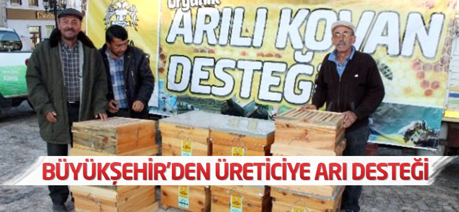 Konya Büyükşehir'den Üreticiye Arı Desteği