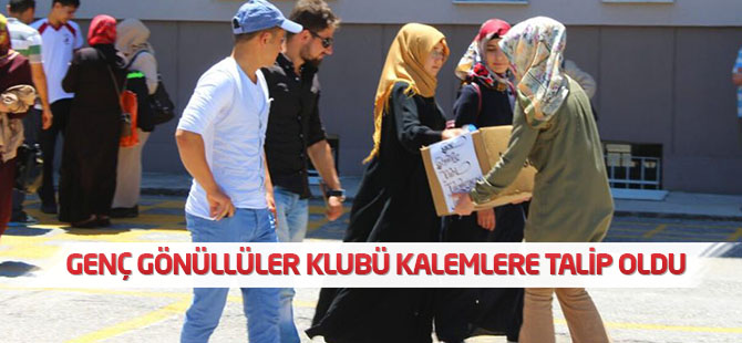 Genç Gönüllüler kalemlere talip oldu