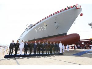 Burgazada Korveti'nin Denize İndirilmesi Töreni