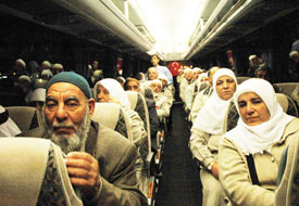 Hacılar, Arafat'a trenle gidecek