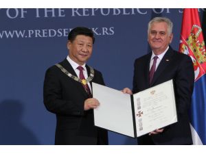 Çin Devlet Başkanı Şi Sırbistan'da