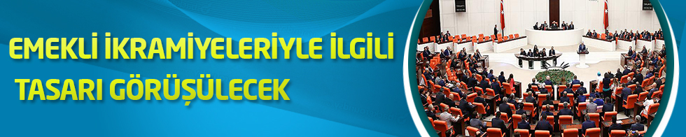 Memurların emekli ikramiyeleriyle ilgili tasarı TBMM Genel Kurulu'nda görüşülecek