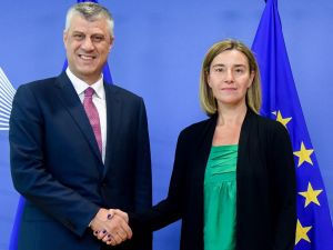 Kosova Cumhurbaşkanı Thaçi Brüksel'de