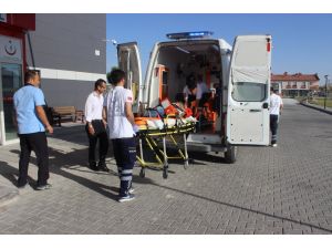 Konya'da trafik kazası: 2 yaralı