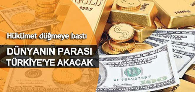 Dünyanın parası Türkiye'ye akacak