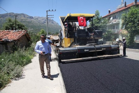 Seydişehir’de asfaltlama çalışmaları