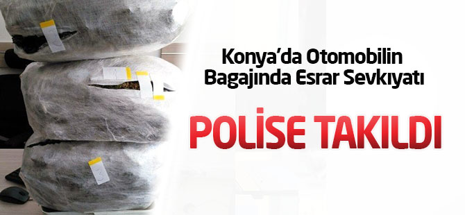 Otomobilin Bagajında Esrar Sevkıyatı Polise Takıldı
