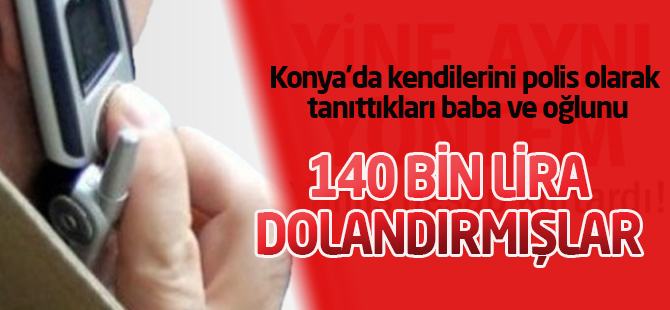 Konya'da telefonda dolandırıcılık iddiası