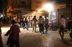 Konya'da kavga anı güvenlik kamerasında