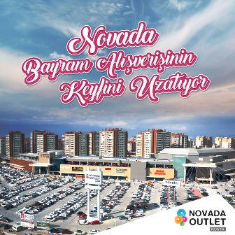 Novada bayram alışverişinin keyfini uzatıyor
