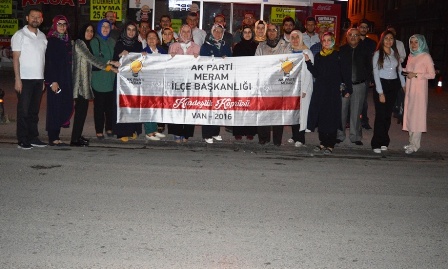 AK Parti Meram Van’a uğurlandı