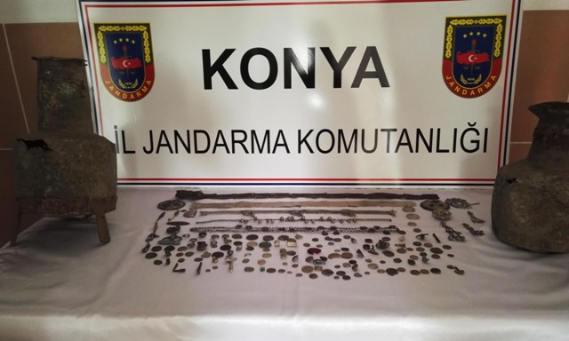 Konya'da tarihi eser operasyonu