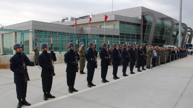 Şehidin Naaşı Konya'ya Getirildi