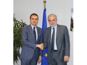 AB Bakanı Çelik, Brüksel'de