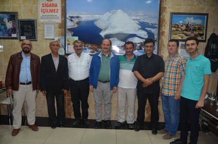 Karapınar'da gazetecilere plaket