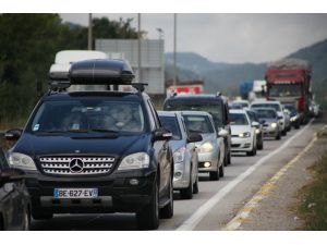 Bolu Dağı'nda araç yoğunluğu
