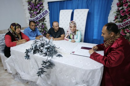 Belediye Başkanı Özaltun, Güneydoğu gazisi Akbulut'un nikahını kıydı