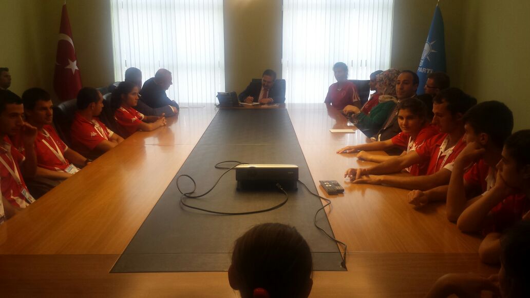 Şampiyonlar, Özdemir’i ziyaret etti