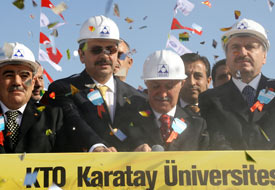 Karatay Üniversitesinin temeli atıldı