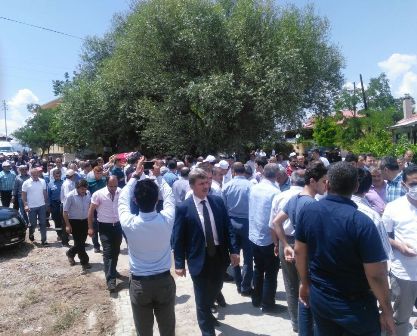 Tutal, Yiğit’in cenazesine katıldı