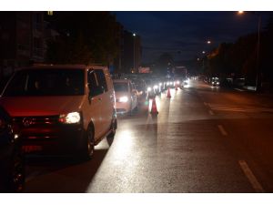 Çanakkale iskelelerinde araç yoğunluğu