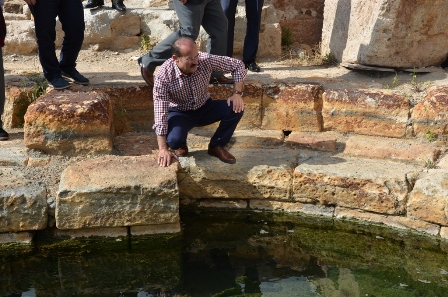 Vali Yurtnaç Sarıkaya'nın kaplıcalarını inceledi