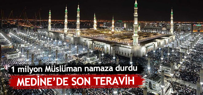 Medine'de son teravih