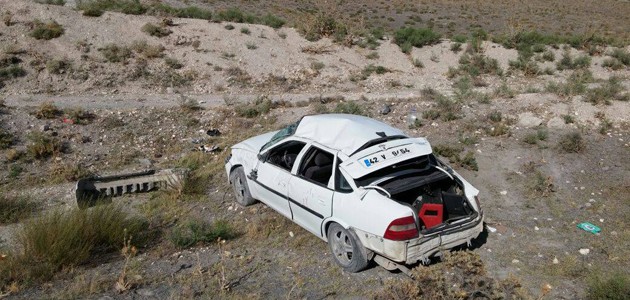 Konya'da otomobil devrildi: 1 ölü