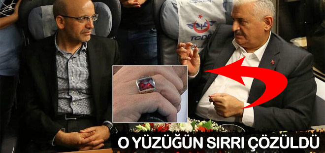 Başbakan Yıldırım'ın 'özel' yüzüğünün sırrı çözüldü