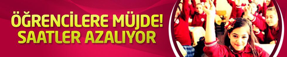 Öğrencilere müjde! Müfredat hafifleyecek, ders saatleri azalacak