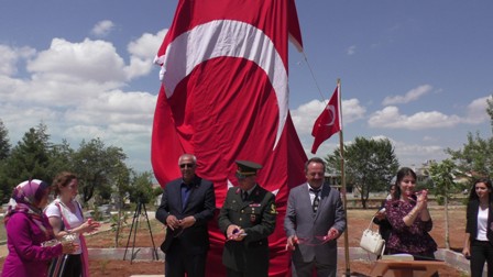 İmrenler Şehit ve Gaziler Anıtı açıldı