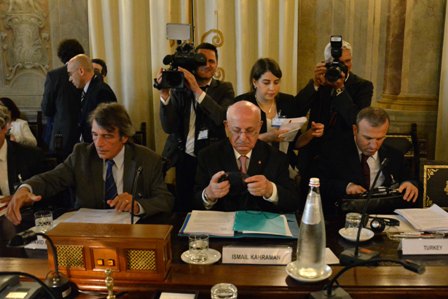 TBMM Başkanı Kahraman Roma'da