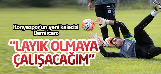 Bana güvenenlere layık olmak için elimden geleni yapacağım