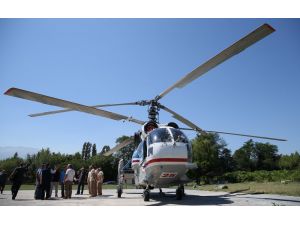 Orman yangınlarına helikopterle hızlı müdahale
